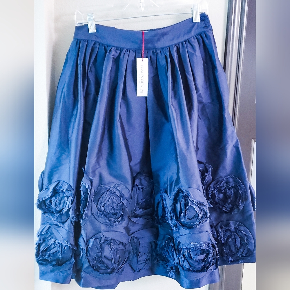 Frances Valentine Barbara Skirt with Flowers